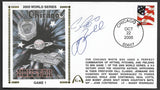 Jeff Bagwell & Craig Biggio Authenticated Autographs 2005 World Series Gateway Stamp Commemorative Cachet Envelope